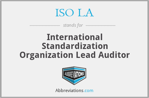 What does ISO LA stand for?